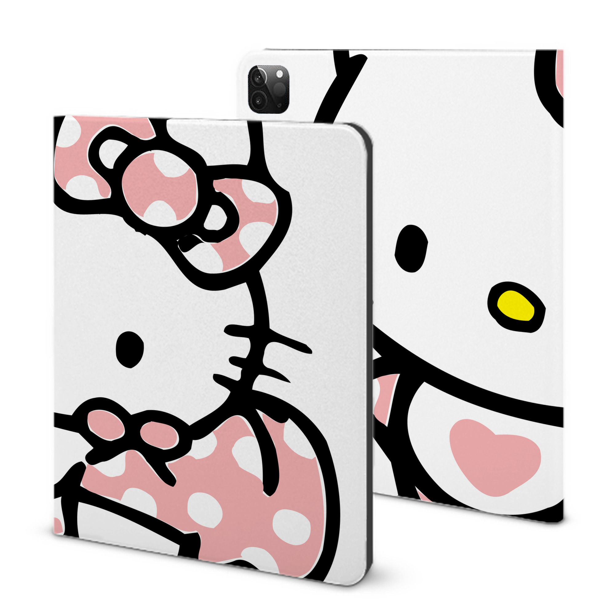 （画像用） Hello Kitty ハローキティ IPadケース ペンホルダー付き ブックスタイルデザイン